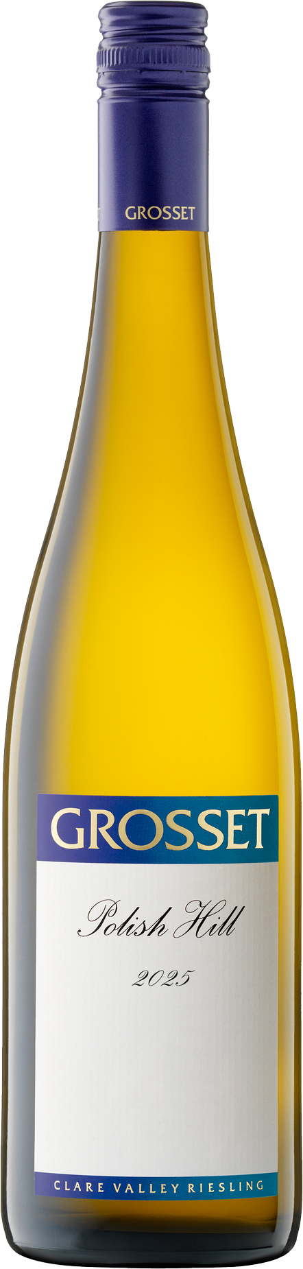 Grosset Polish Hill Riesling 2025 bottle — Clare Valley